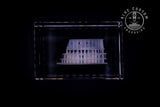 3D Crystal Colosseum engraved inside a clear crystal block