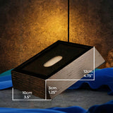 Mini wooden LED light base for 3D crystals