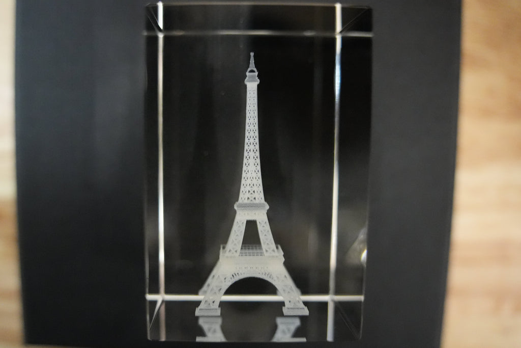 3D Crystal Eiffel Tower