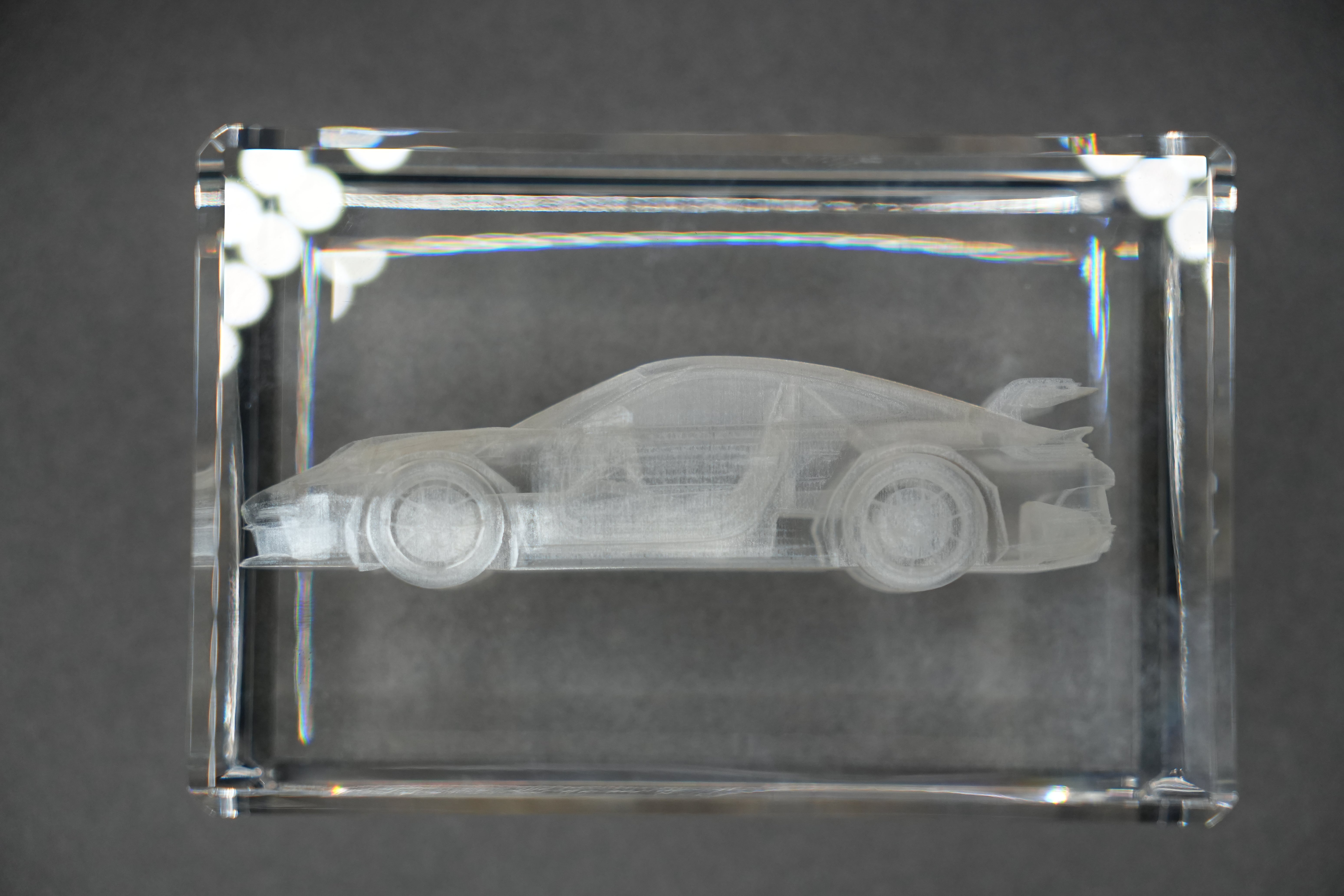 3D Crystal 911 GT3 | Laser-Engraved Car Gift – ALHC Custom Engraving