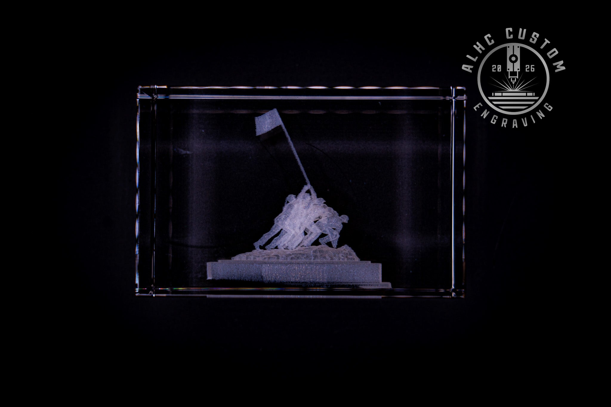 3D Crystal US Marine Corps War Memorial