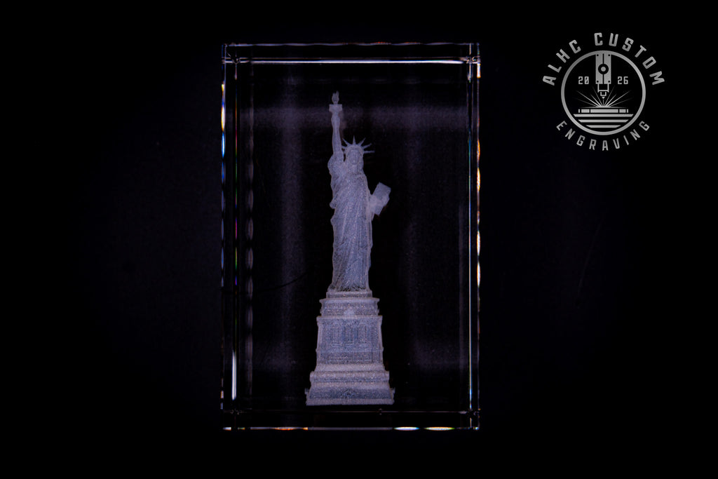 3D Crystal Statue of Liberty