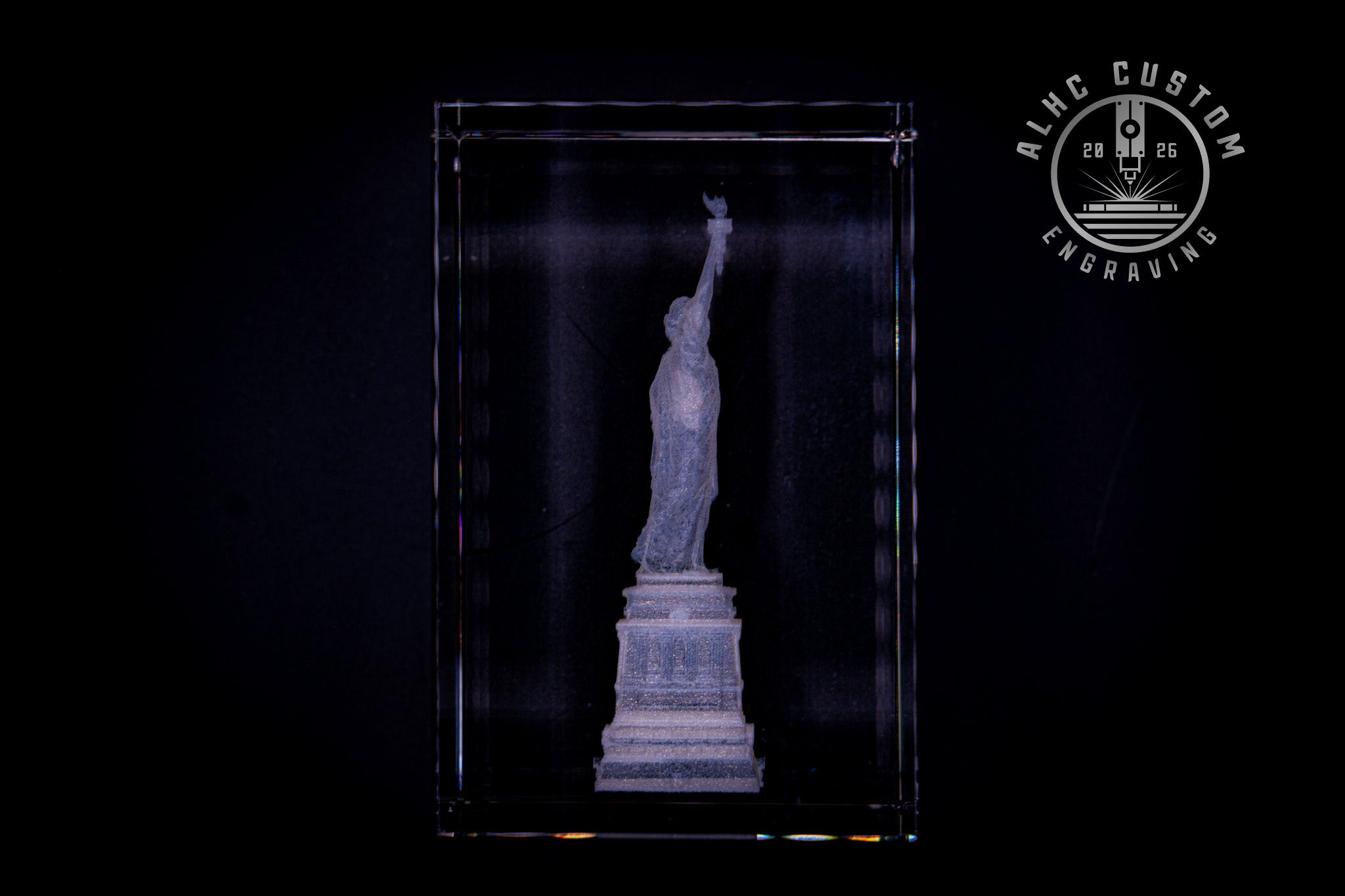 3D Crystal Statue of Liberty