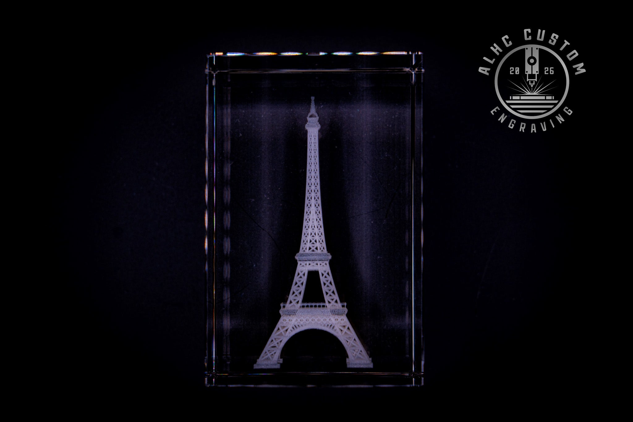 3D Crystal Eiffel Tower