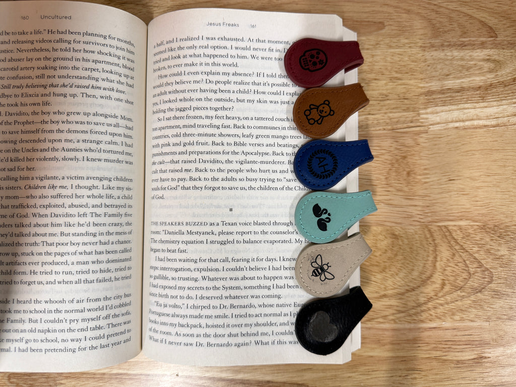 Magnetic bookmarks