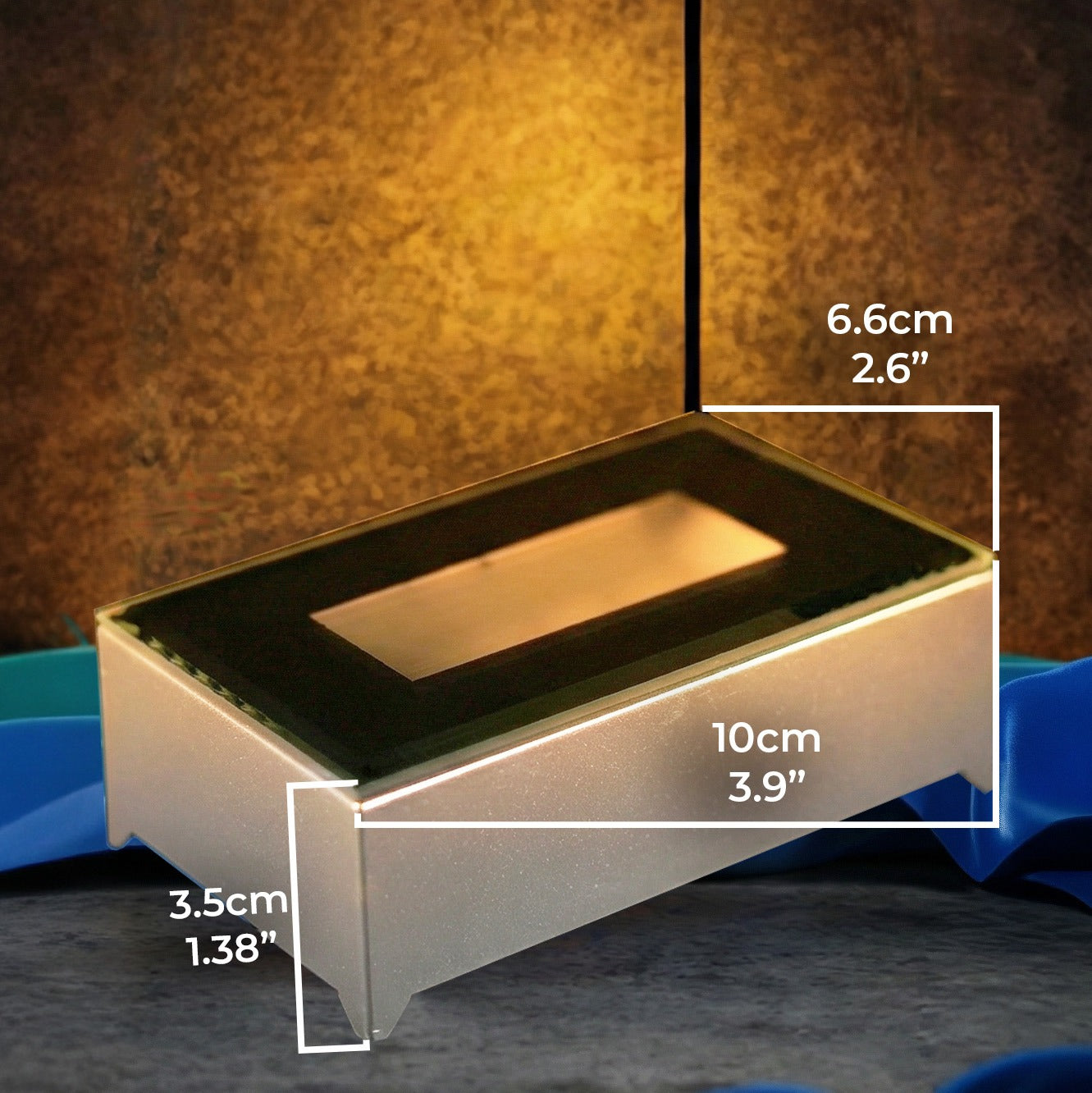 3D Glass Light Bases