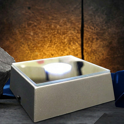 3D Glass Light Bases