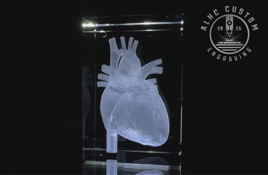 3D Crystal Heart